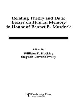 cover image of Relating Theory and Data